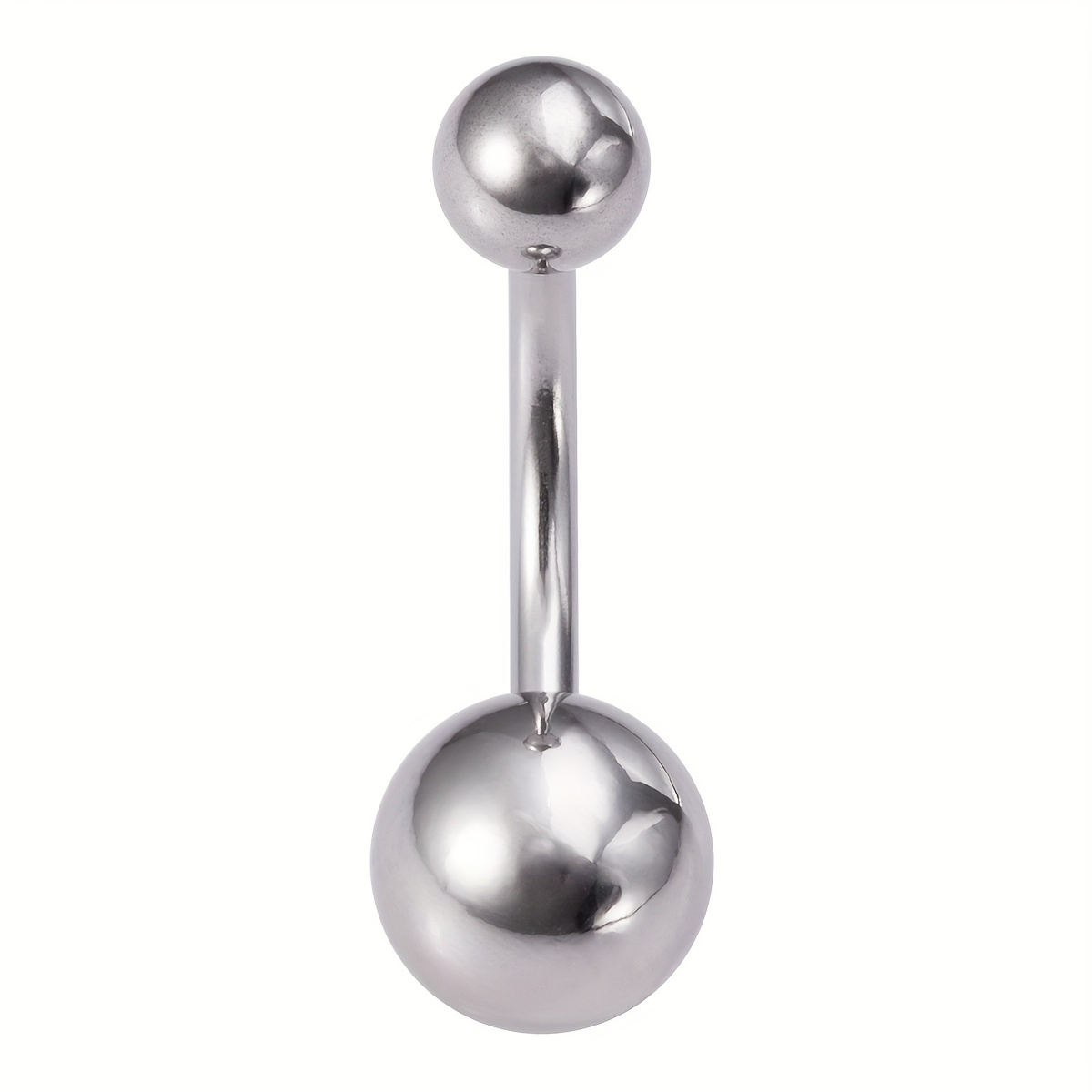 5pcs Stainless Steel Sexy Belly Button Ring Navel Silver Ball Rings Body  Jewelry