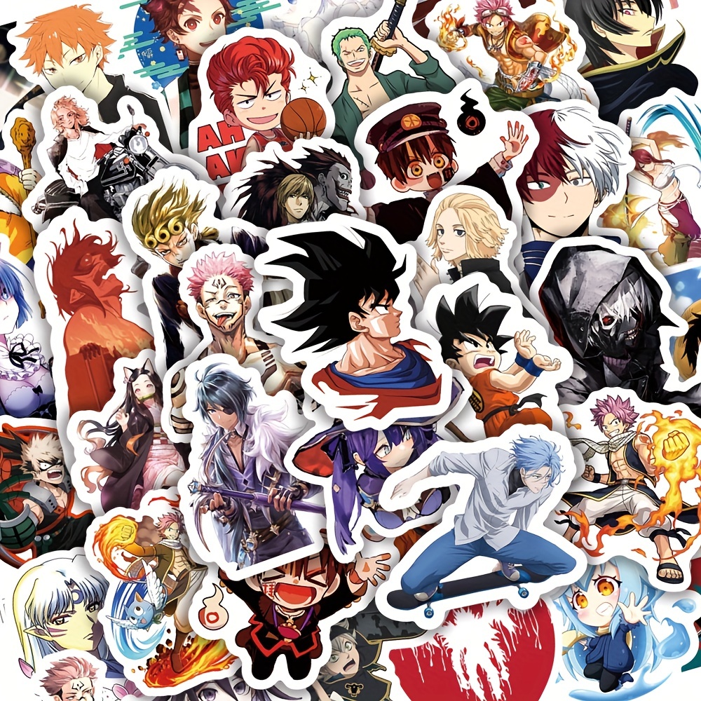 Large Anime Stickers Mixed Pack Mixed With Classic Anime - Temu