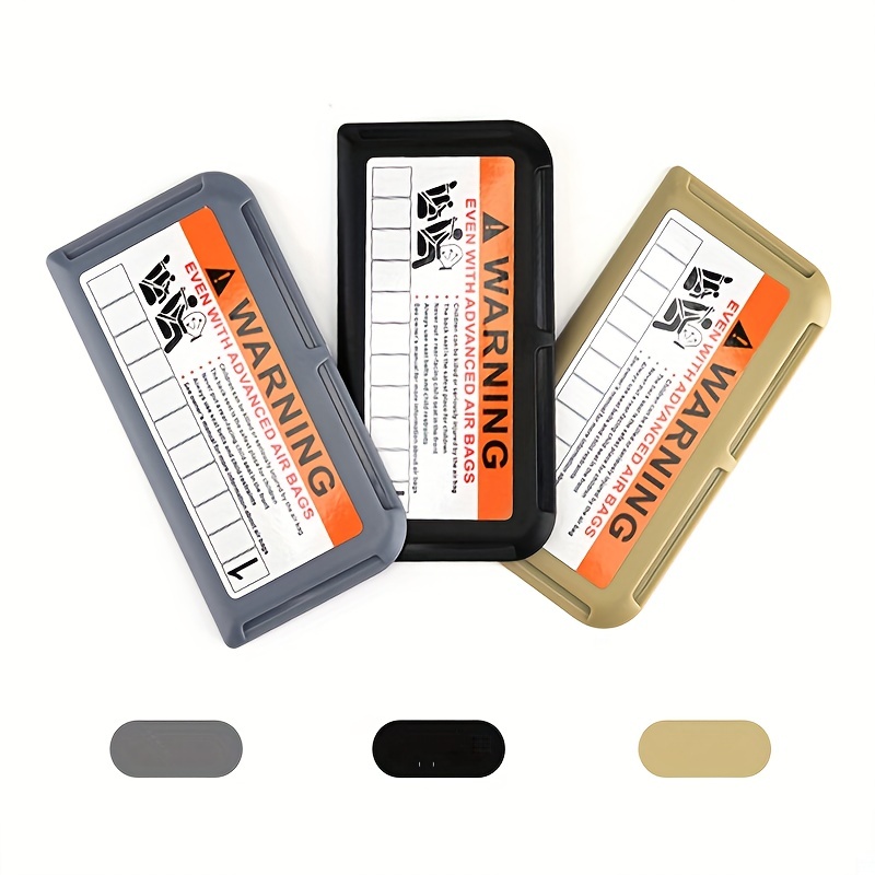 MILISTEN 2 Stück Kartenhalter Aus Kunststoff Visitenkartenhalter  LKW-Zubehör Sonnenfänger Für Sonnenschutz Für Auto-Visier-Organizer  Parkkartenhalter