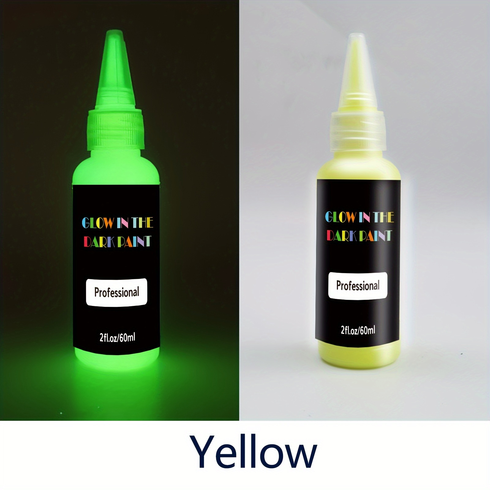 Glow In The Dark Paint 12 Extra Bright Colors Glow Paint - Temu