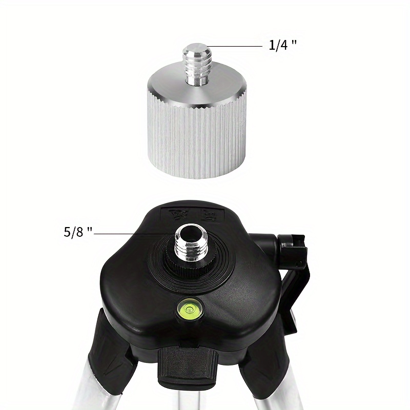  Soporte de nivel láser de 360°, soporte de trípode de pinza de  aleación de aluminio estándar, soporte con rosca de 1/4 pulgadas para nivel  láser (4.3 pulgadas) : Herramientas y Mejoras del Hogar