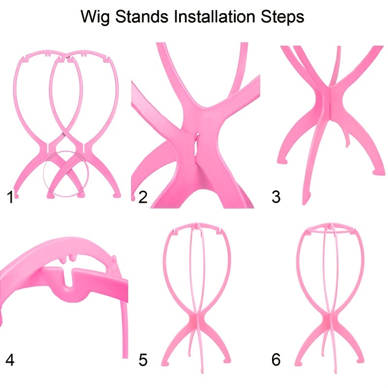 Portable Wig Holder Wig Hat Display Stands Perfect For - Temu