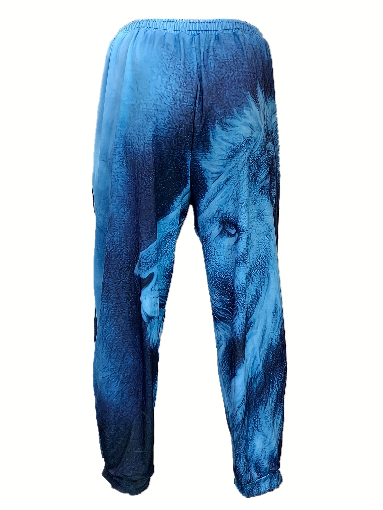 Anime Couple wolf 3D Print Casual trousers Men Women Sweatpants Jogging  Pants