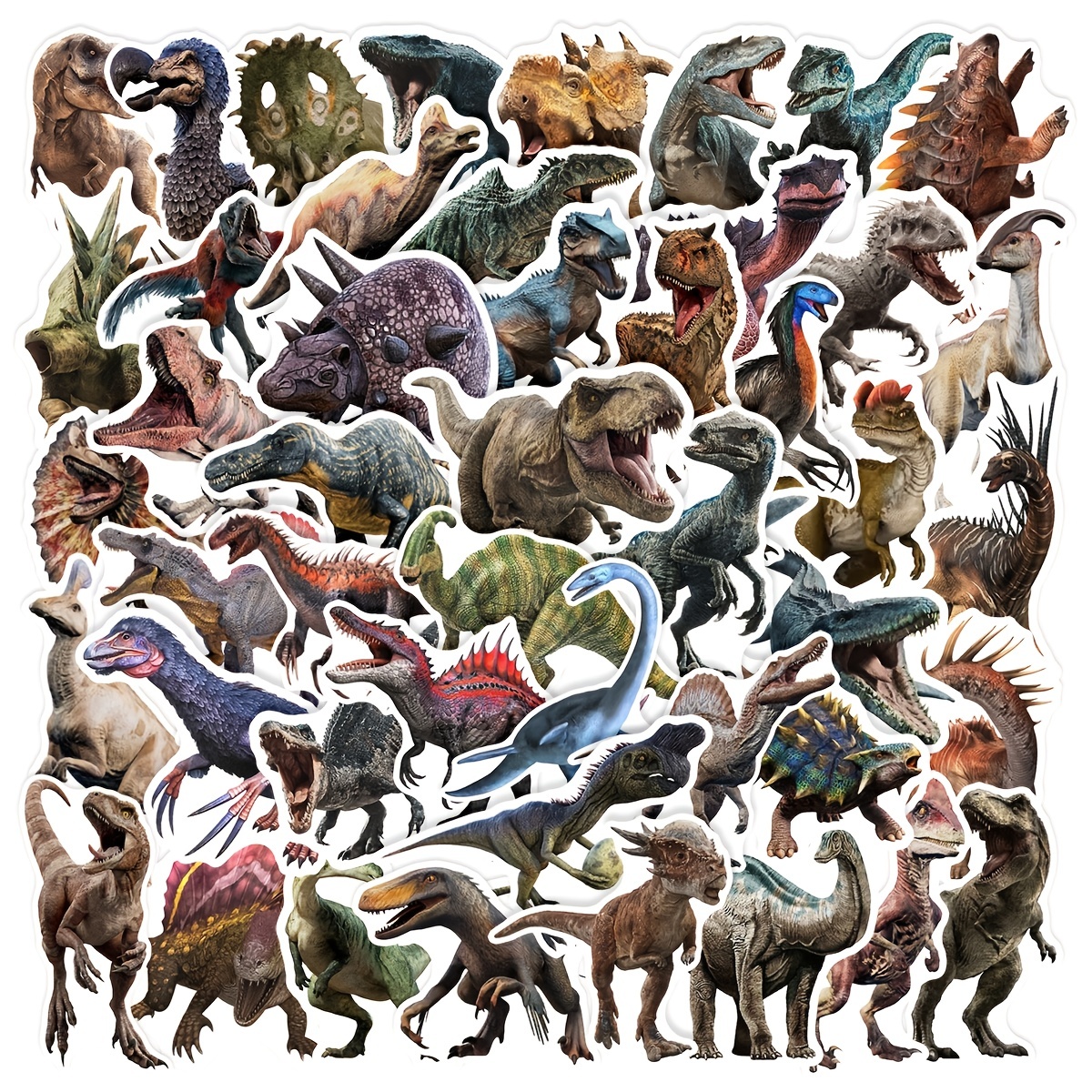 Adorable 3d Dinosaur Series Stickers Perfect For Notebooks - Temu