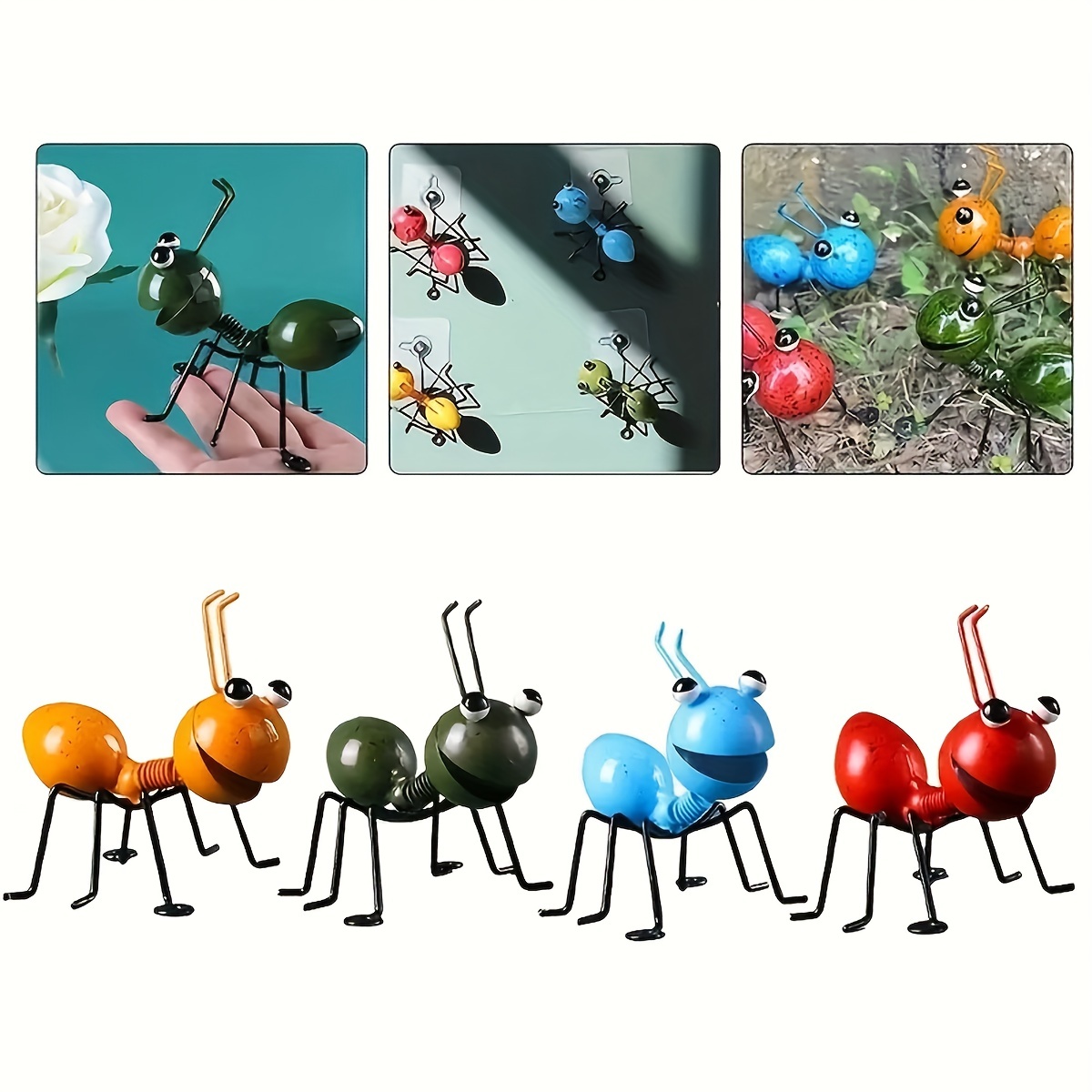 Metal Ant Wall Ornament Cute Garden Accents Yard Fence Lawn Bar Bedroom  Living Room Wall Hanging Art Decoration - China Decoration and Metal Ant  price