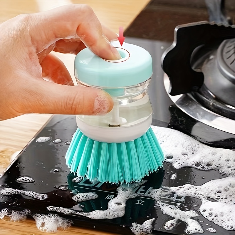 Automatic Liquid Soap Dispenser Cleaning Brush Kitchen - Temu
