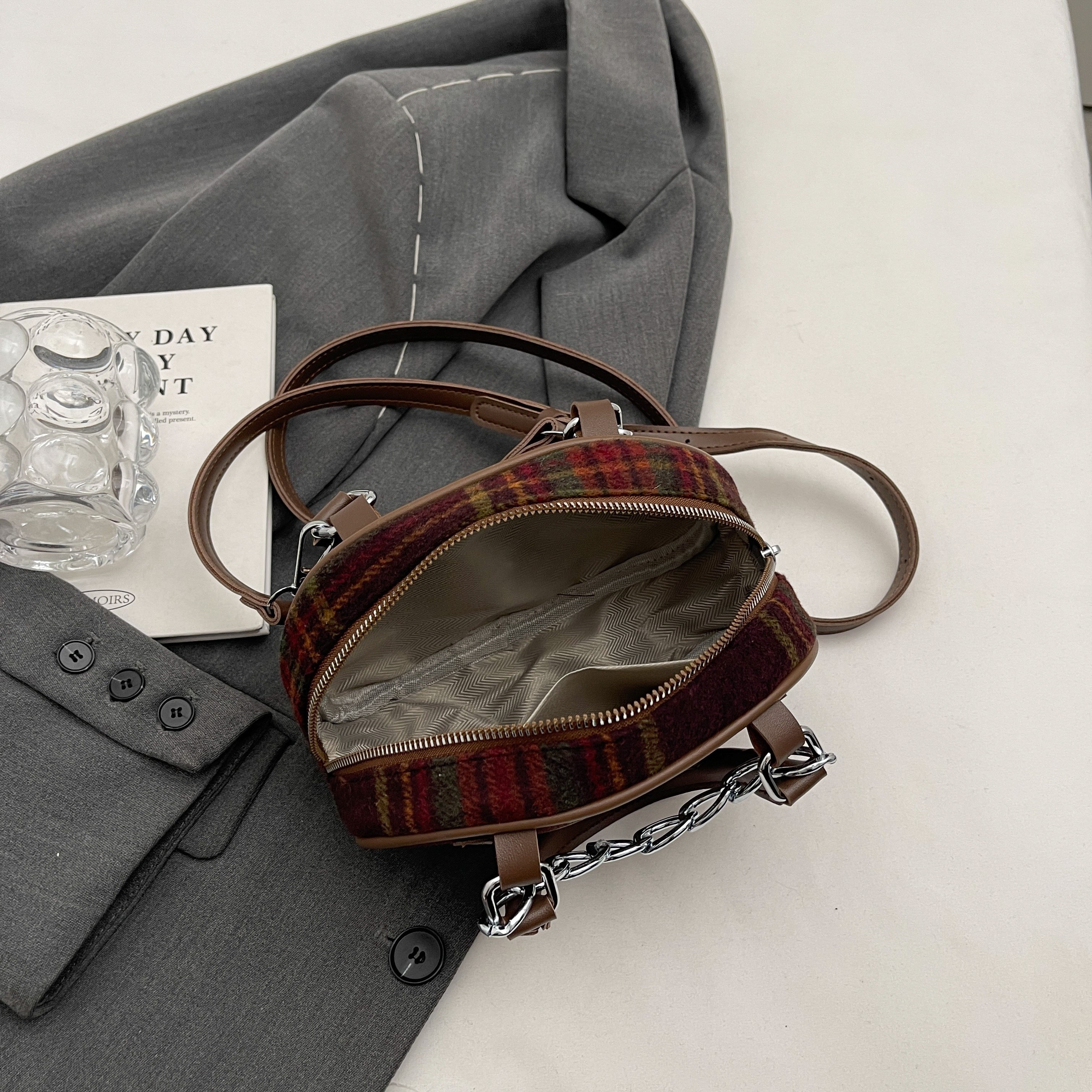 Mini Vintage Crossbody Bag, Retro Shoulder Bag, Women's Fashion