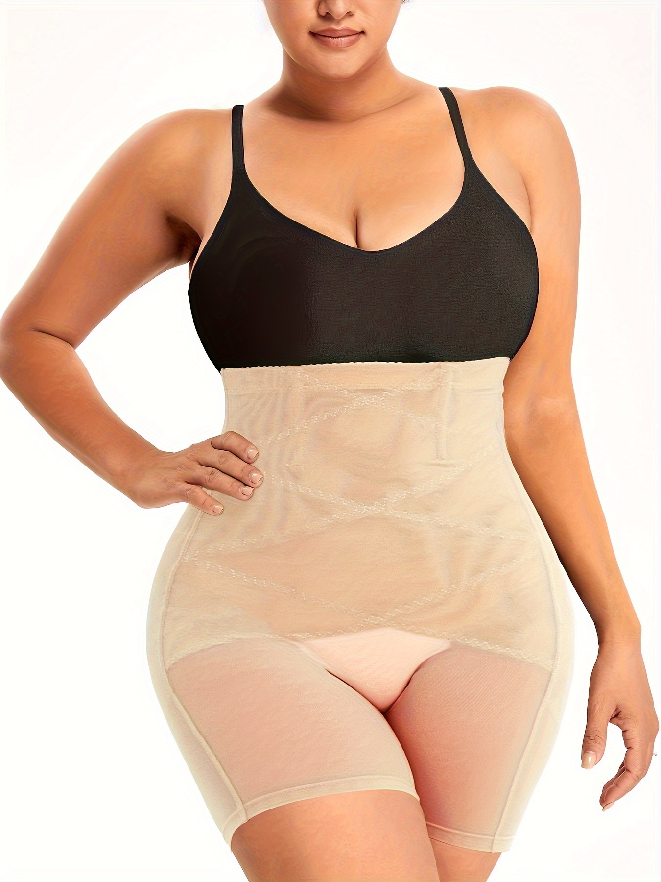 Cross Mesh Girdle for Waist Shaping, Breathable Slimming Shaper, High Waist  Body Shaper Girdle Tummy Control (Beige*2,S) : : Clothing, Shoes &  Accessories