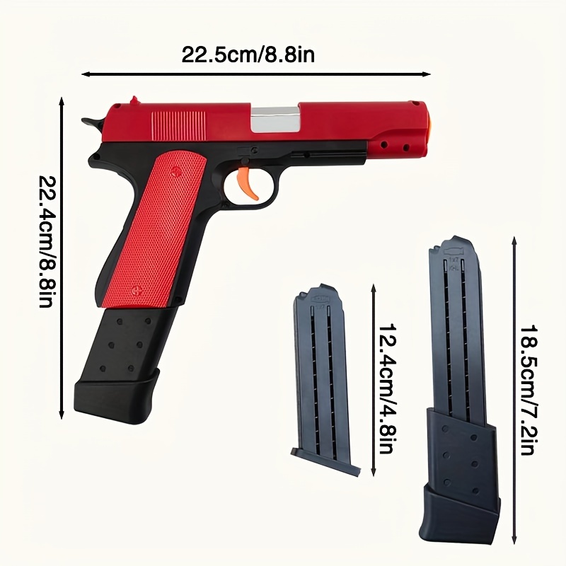 Escopeta Juguete Suaves Expulsión Cartuchos Juego - Temu