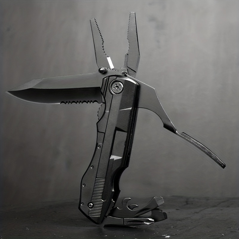 Multitool Pocket Knife Pliers Screwdrivers Bottle Opener - Temu