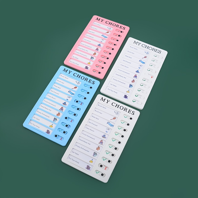 English Self Discipline Puncher Daily Plan Board To Do List RV Checklist