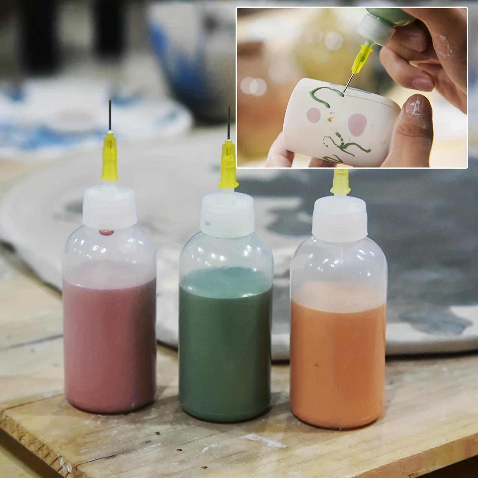 Handmade Glue Applicator Reuse Needle Squeeze Bottle - Temu
