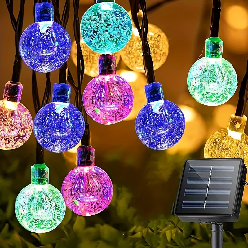 Solar powered on sale bubble lights