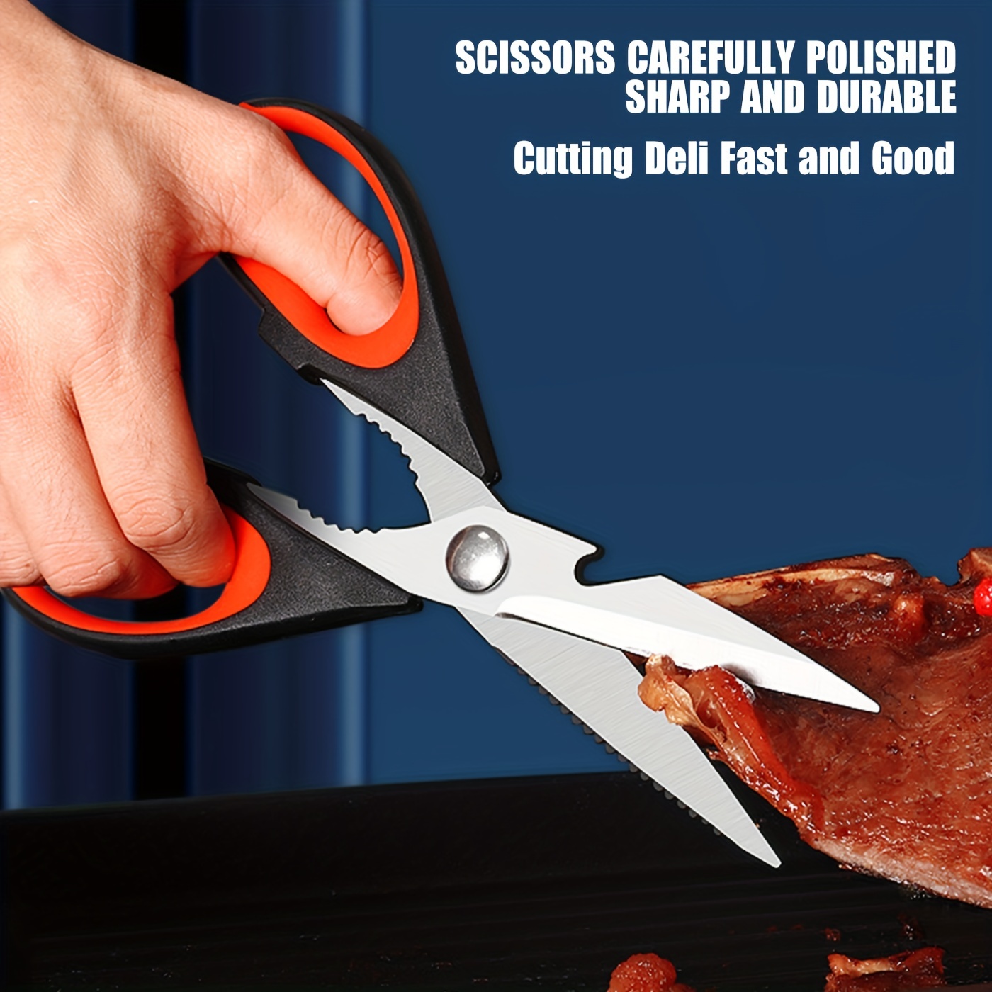  iBayam Kitchen Scissors All Purpose Heavy Duty Meat