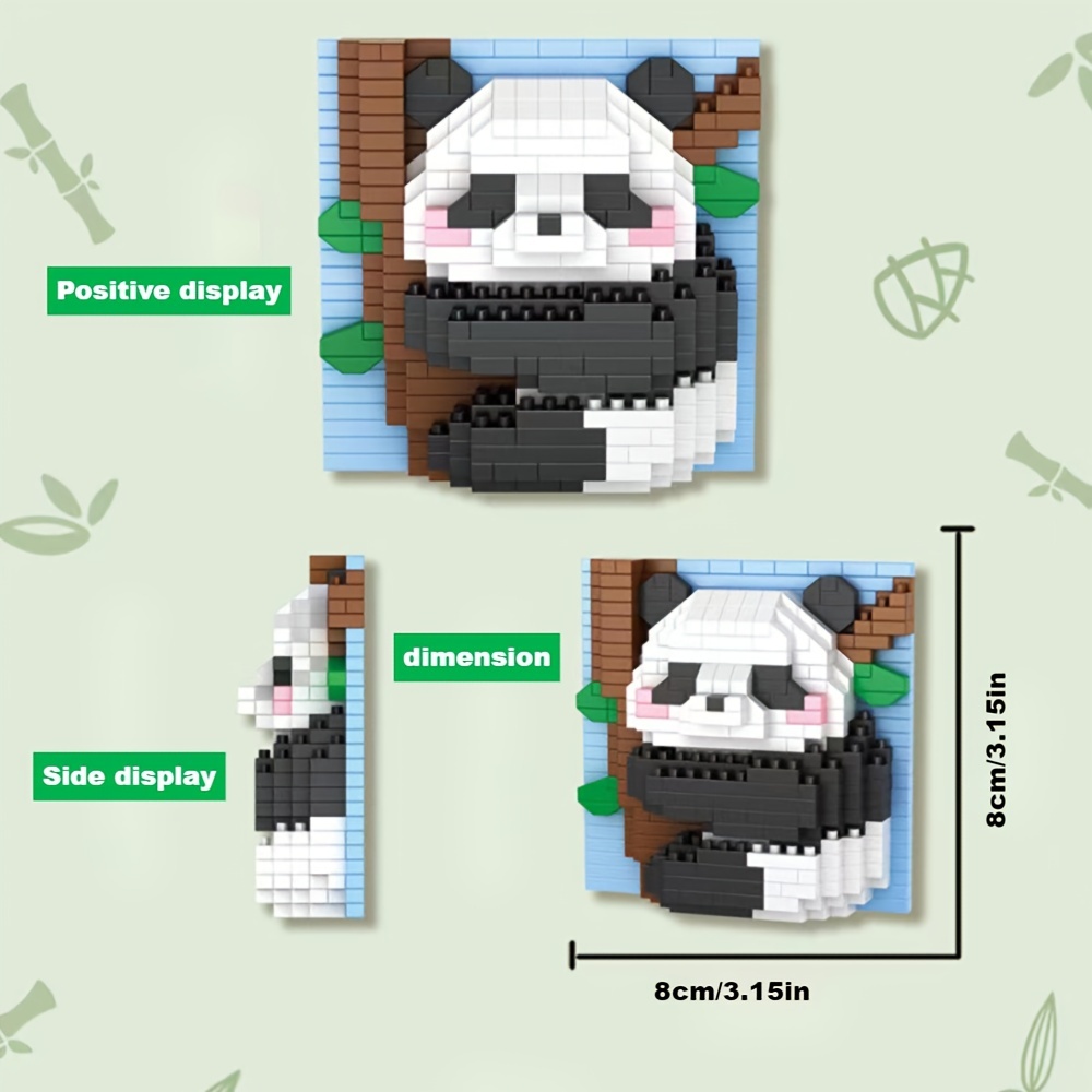 Blocs De Construction Panda Support Pour Téléphone Portable - Temu