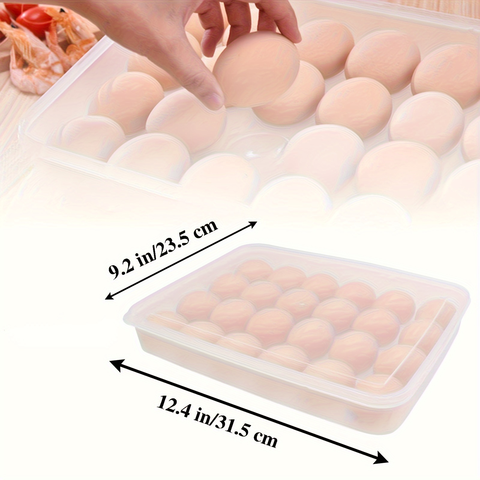 1pc Soporte Huevos Refrigerador Contenedor Huevos - Temu
