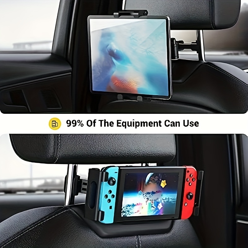  Jobetech Car Headrest Mount, Tablet Holder for Apple iPad,  Samsung Galaxy Tab and All 5 to 12 Devices, Black : Electronics