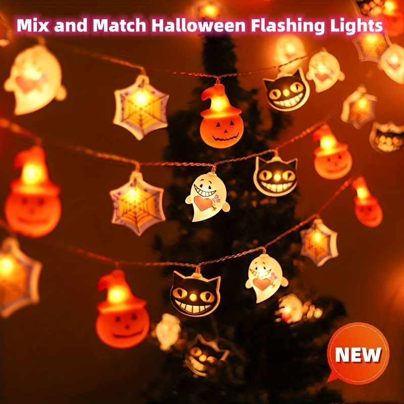 Led Ghost Bat String Light, Outdoor Waterproof, 3 Meters 30led Small Colored  String Lights, Battery Can Be Used For Halloween Easter Christmas ( Without  Battery) - Temu
