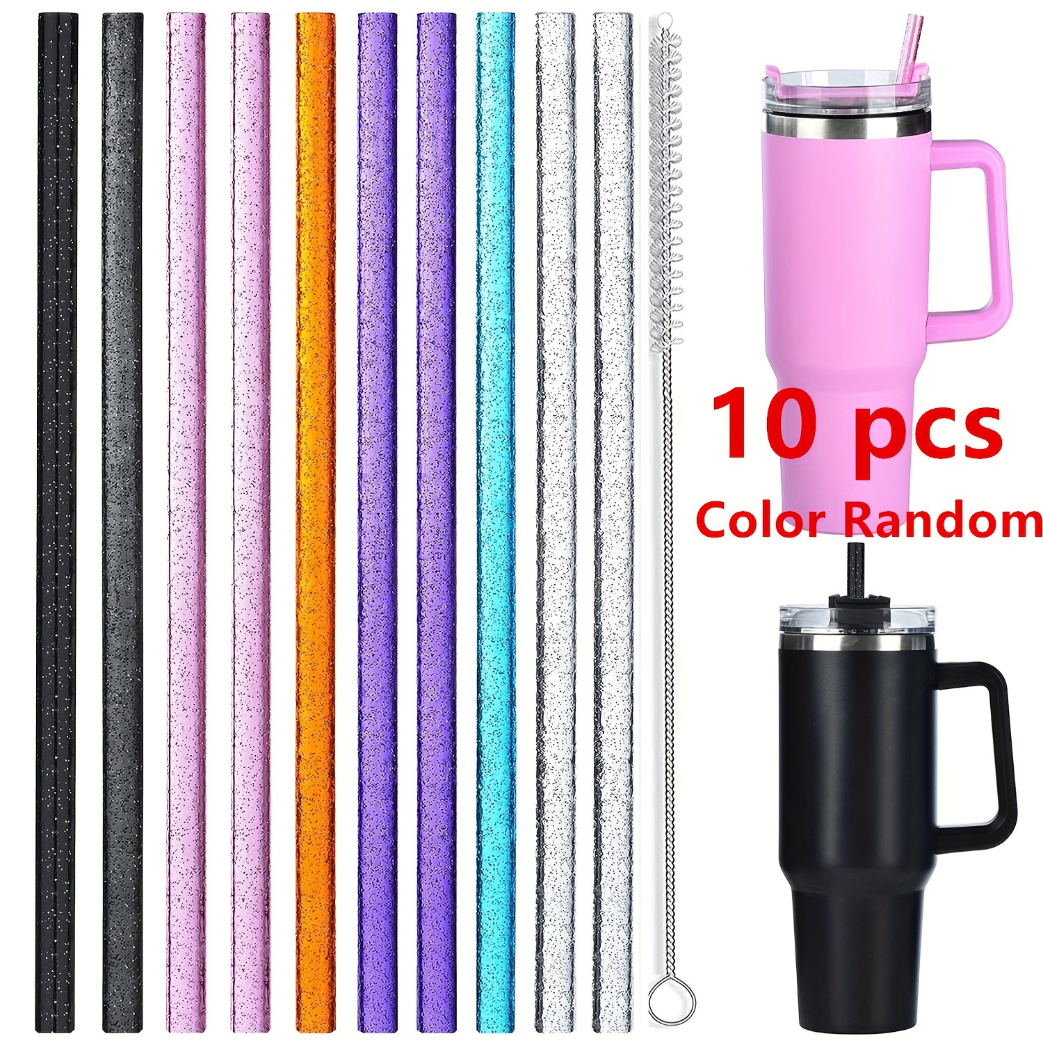 Replacement Straws for Stanley 40 oz 30 oz Cup Tumbler -6 PCS Straws  Replacement for Stanley Adventure Travel Tumbler