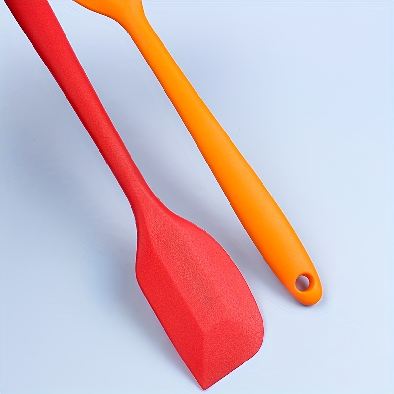 1pc Silicone Scraper Spatula: High-Temp Resistant Baking Tool for