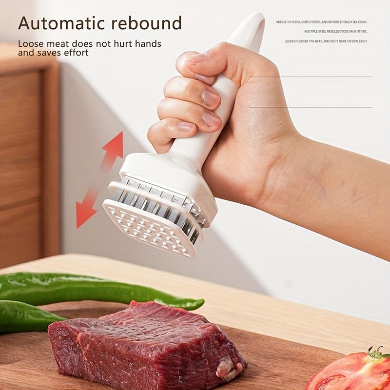 Kitchen Meat Tenderizer Stainless Steel Meat Tenderizer With - Temu