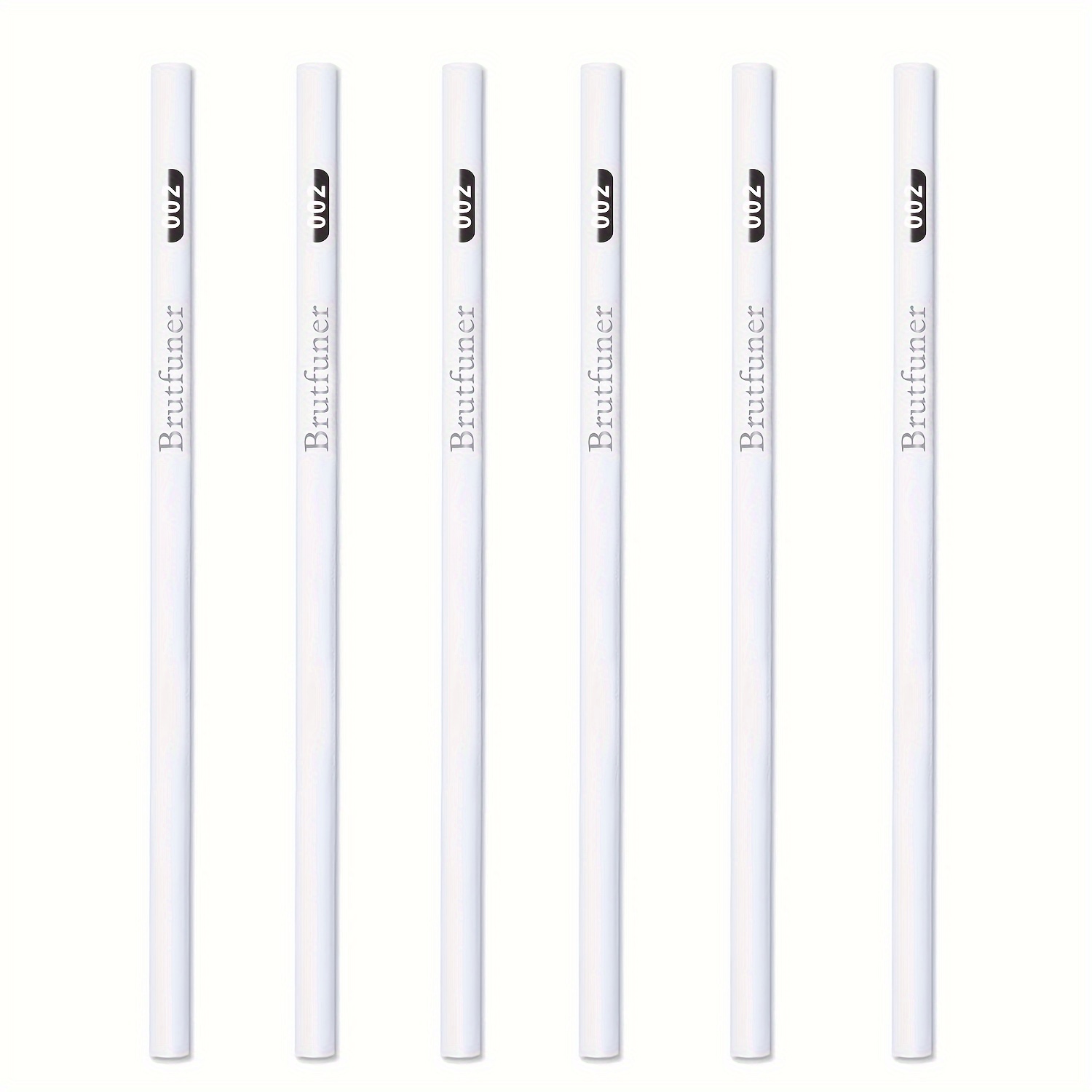 6Pcs drawing pencils for sketching sketch pad charcoal white