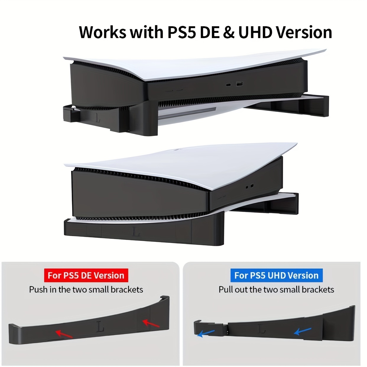 Soporte horizontal para accesorios PS5, soporte base BSOON PS5