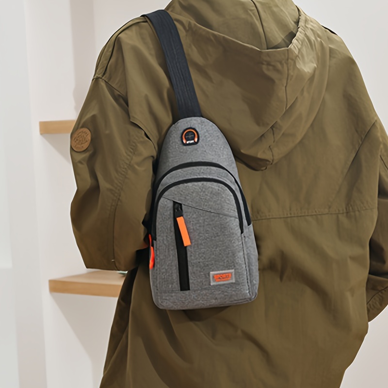 OZUKO Borsa A Tracolla Uomo 13L Impermeabile - Per IPad Pro 12.9", Zaino Tascabile - Foto 7