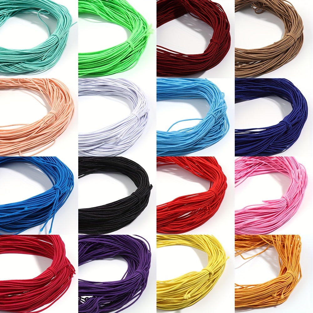 2mm Solid Elastic Rubber Fishing Line 10m High Elastic Fishing Rope Tied  Line