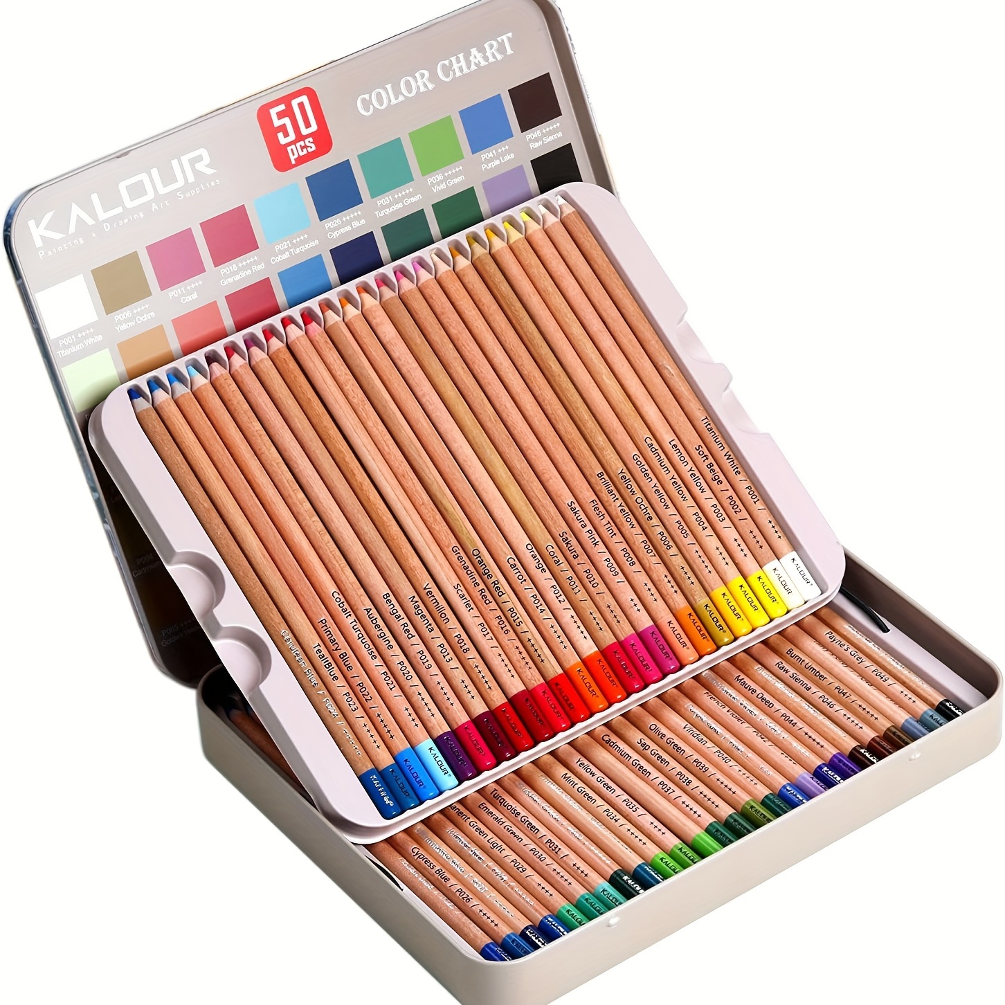 KALOUR Drawing Sketching Pencil Set,36 Pro Art Pencil Kit,12