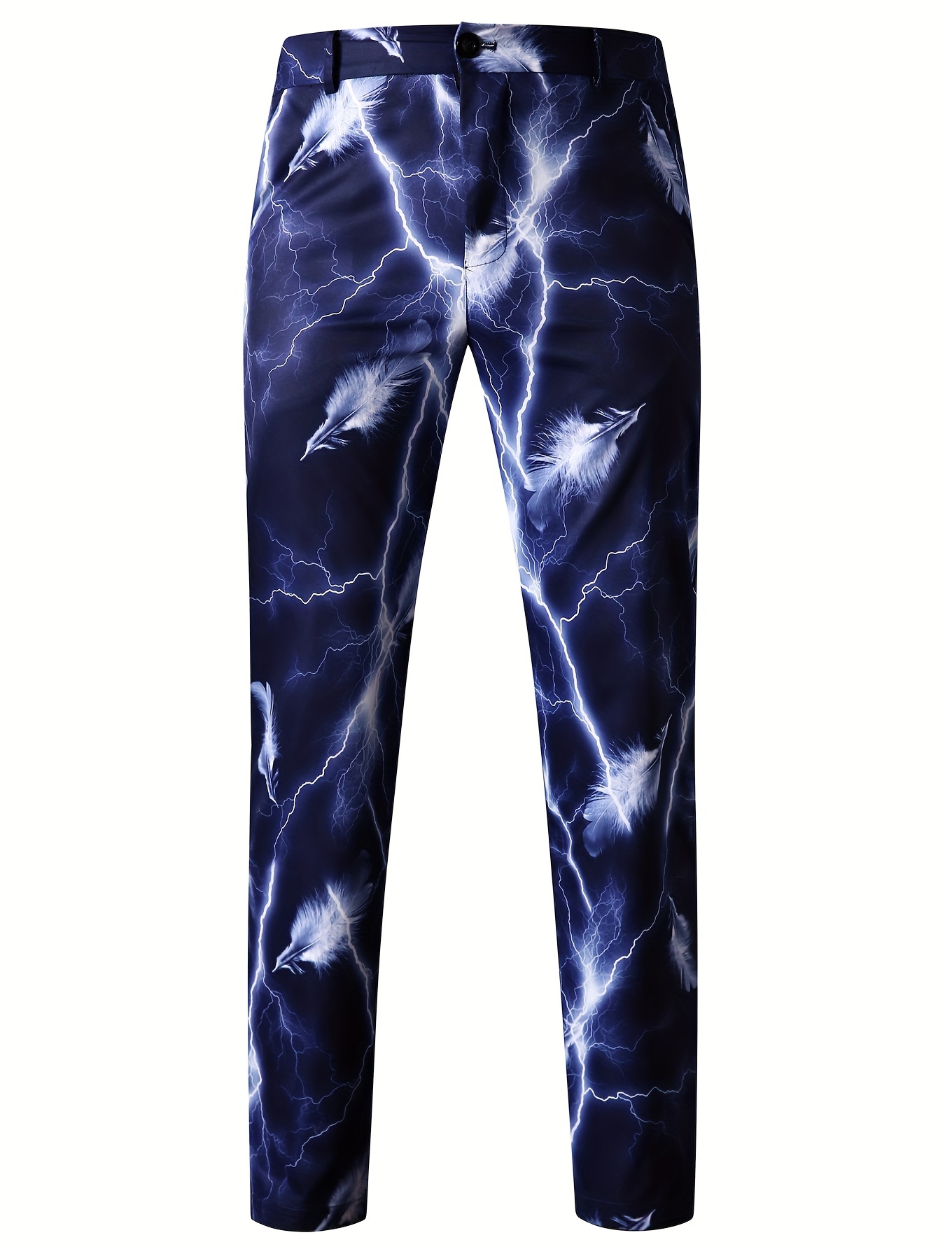 Blue best sale lightning pants