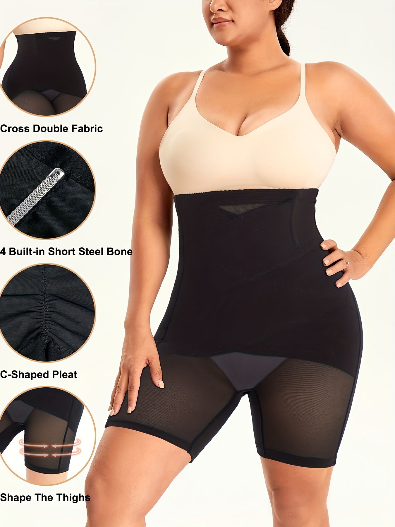 Women Full Body Shaper Tummy Control Seamless Slimming Shapewear Bodysuit  Butt Lifter Slimmer Plus Size : : Clothing, Shoes & Accessories