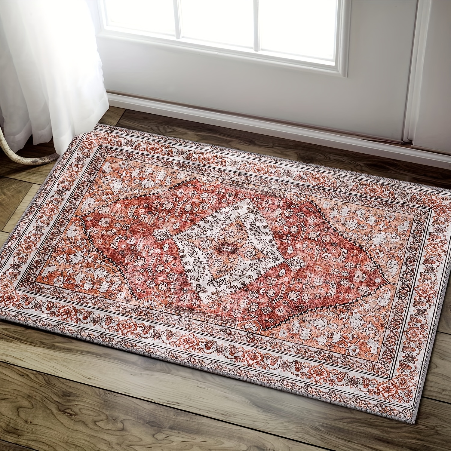 Boho Rug Runners For Hallways Non Skid Entryway Runner - Temu