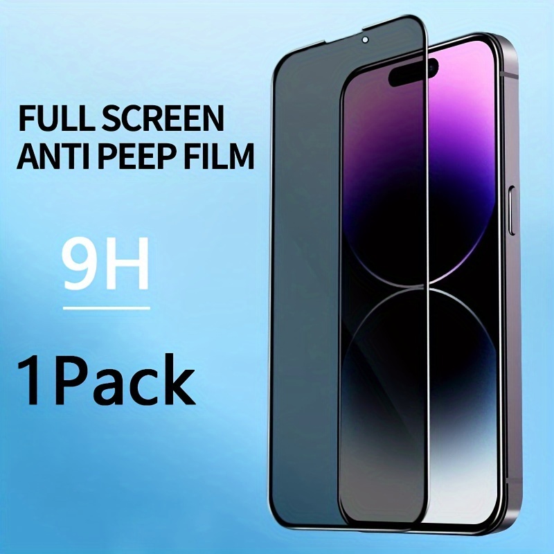 

1pc Anti Peep Film Screensaver For Iphone 14 13 12 11 15 Pro Max 15 Plus Privacy Protection Tempered Glass