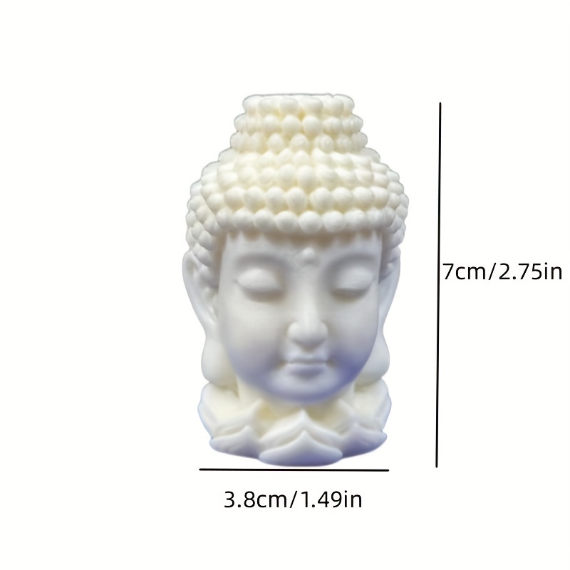 Temu Statue Unique Shape Prayer Suitable Office Head Funny Buddha -