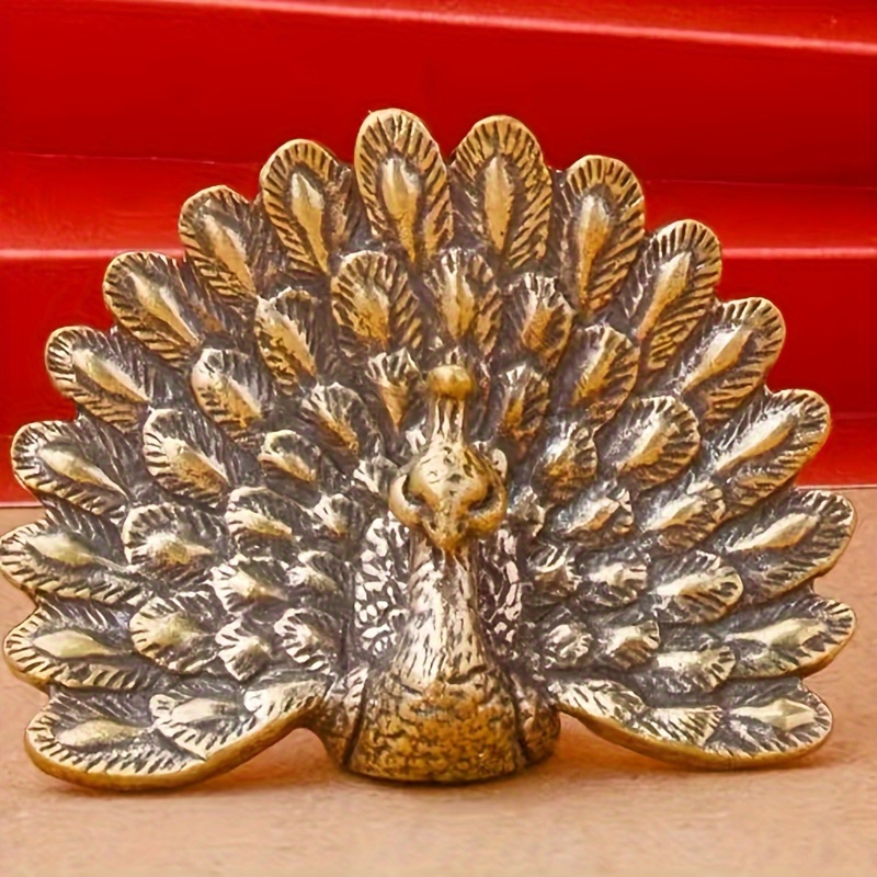 Peacock Brass Ornament
