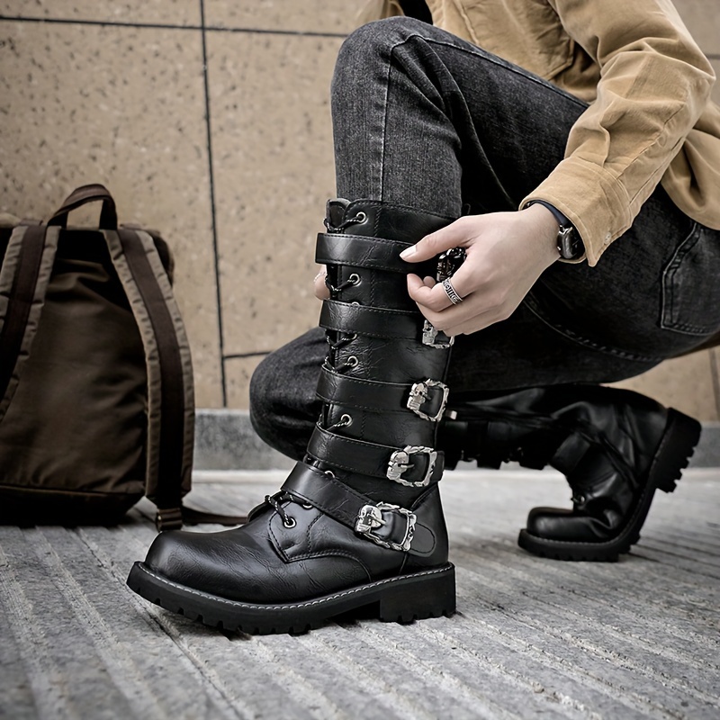 G5, Zapatos deportivas de cuero sintético para hombre, Zapatillas de  diseñador de estilo británico, con banda elástica para exteriores, ideal  para pri