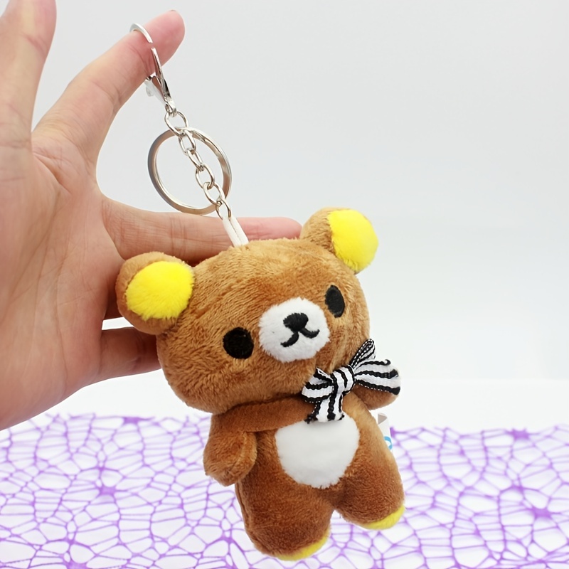 Bear Keychain Cute Car Key Chain Key Ring Bag Pendant - Temu