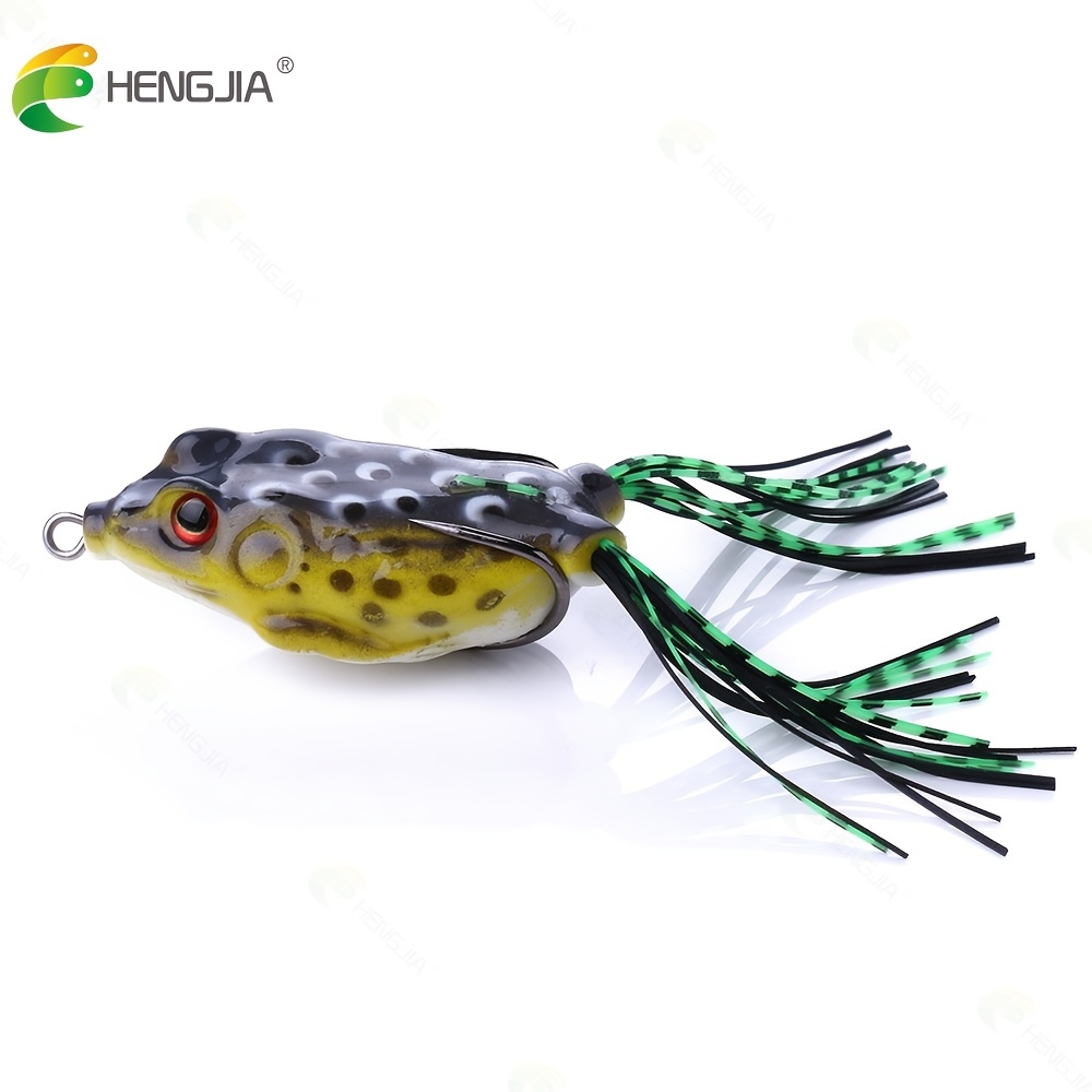 Hengjia 5pcs Frog Shape Lure With 3d Eyes Soft Tube - Temu Canada