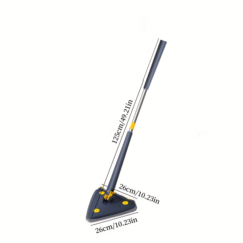 Wall Mop With Long Handle And 360° Rotatable Extension Pole - Temu