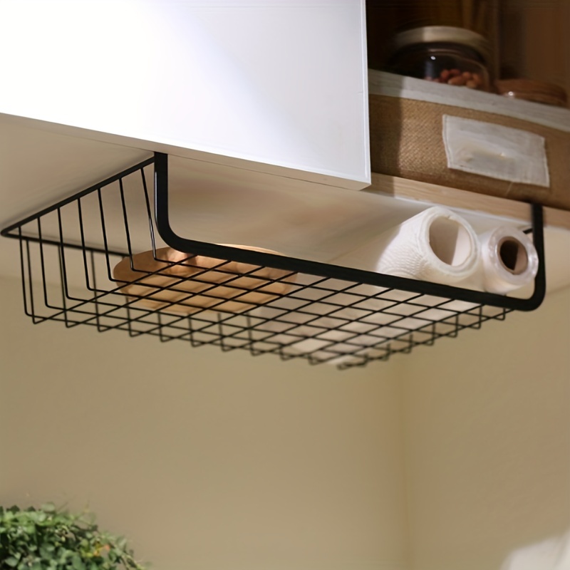 1pc multi-functional cabinet hanging basket Hanging storage rack