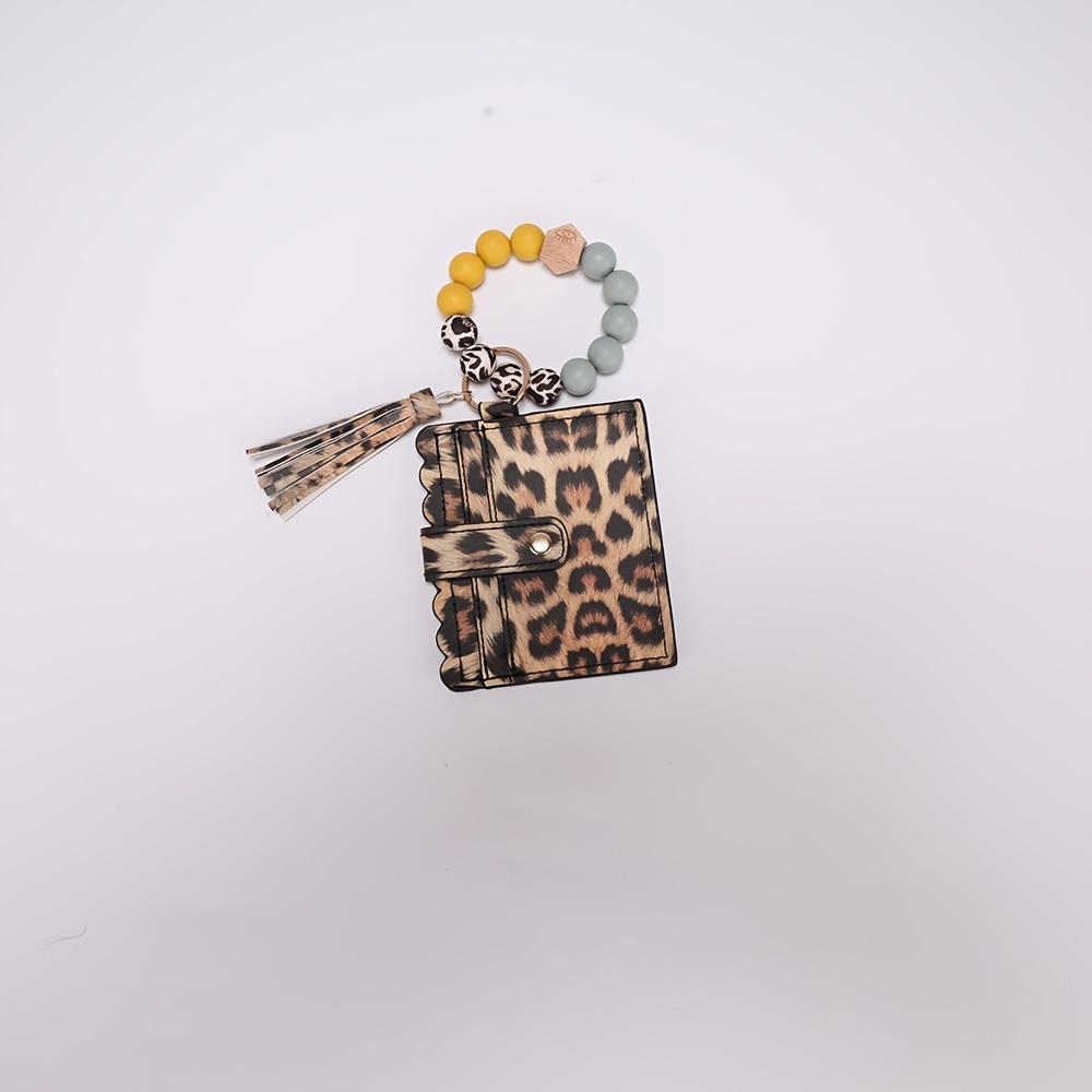 Leopard wristlet clearance wallet