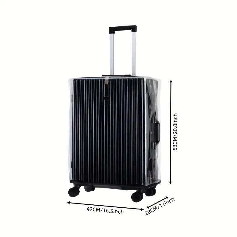Practical Pvc Transparent Thickened Wear-resistant Trolley Case