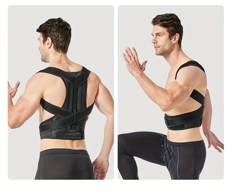JIMBROOK Posture Corrector Women | Back Support Belt | Posture Corrector  Men | Back Brace for Men | Shoulder Brace | Neck Pain Relief | Back