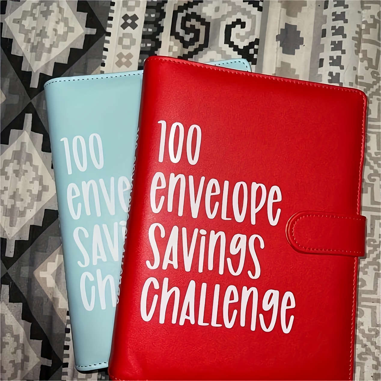 Carpeta de ahorro de dinero, carpeta de ahorro de 100 sobres de ahorro  fácil y divertida carpeta de desafíos para ahorrar dinero $5,050 carpeta de