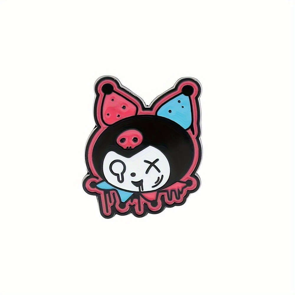 Kawaii Anime Hello Kitty Kuromi My Melody Brooch, Funny Gothic