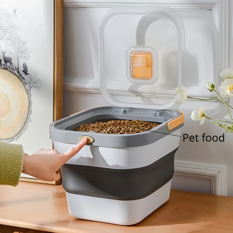 Collapsible Dog Food Storage Container, 30 Lb Airtight Pet Cat Bin, 50 Lb  Cereal Flour Rice Holder, Don't Miss These Great Deals