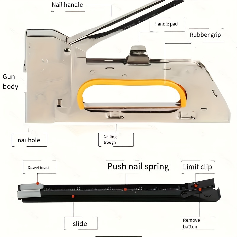 1 4 Ln 1heavy duty Stapler For Diy Home Decor Furniture Wood - Temu