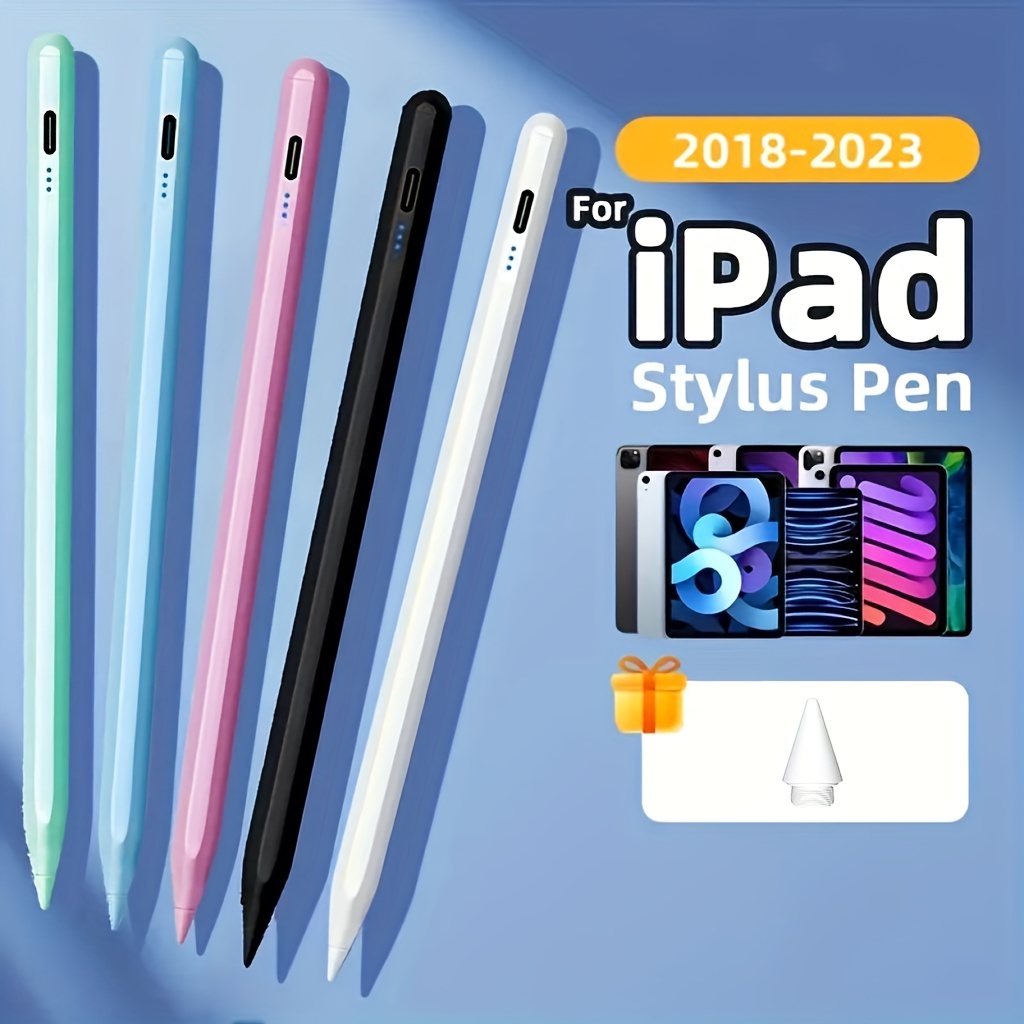 Lápiz óptico para iPad de 9ª y 10ª generación, 2X carga rápida, lápiz  activo compatible con Apple Pro11 y 12.9 pulgadas 2018-2023, Air 3/4/5,  iPad