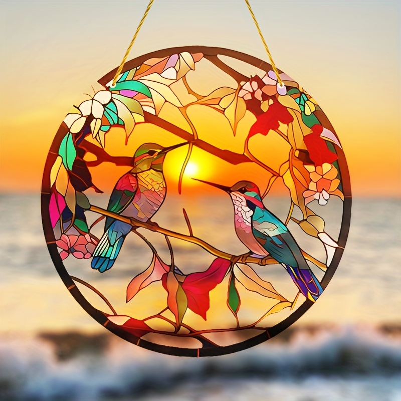 Contemporary Stained Glass Art for Bird Lovers. 'Tree Swallow' – Windsong  Glass Studio